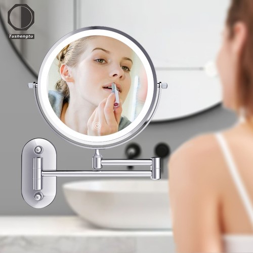 Espejo De Maquillaje De Pared Con Luz, Amplificación 10x