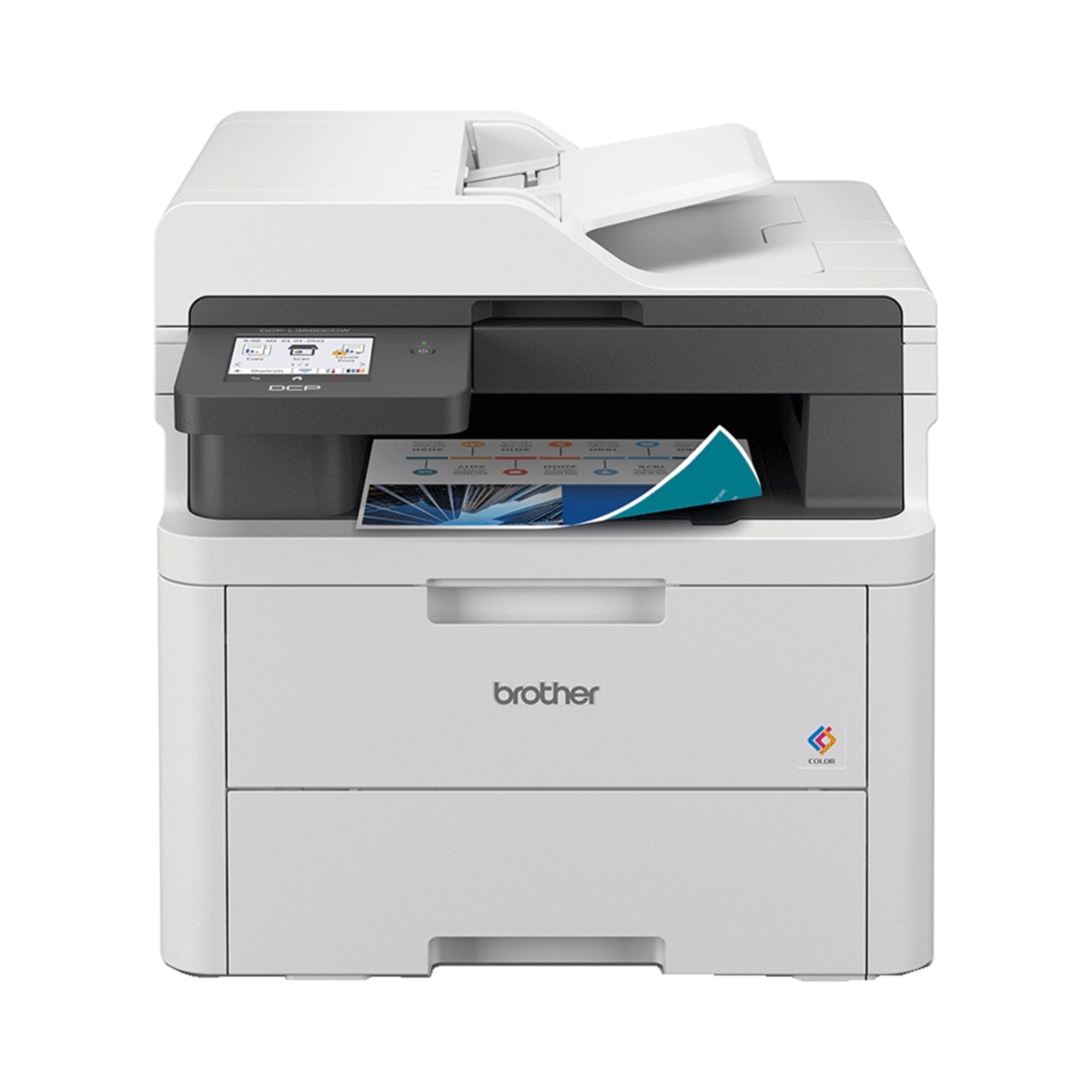 Impresora Multifuncional Brother DCPL3560CDW, Láser Color, USB, Ethernet, Wi-Fi, Dúplex, 27 ppm Negro, 27 ppm Color