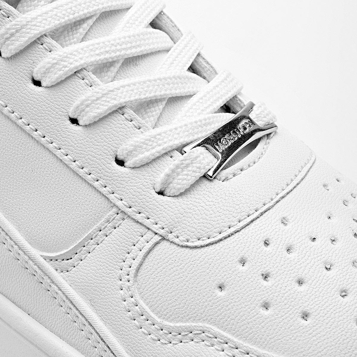 Tenis De Bota Con Plataforma 5cm Mora Mora 129905 Blanco E9