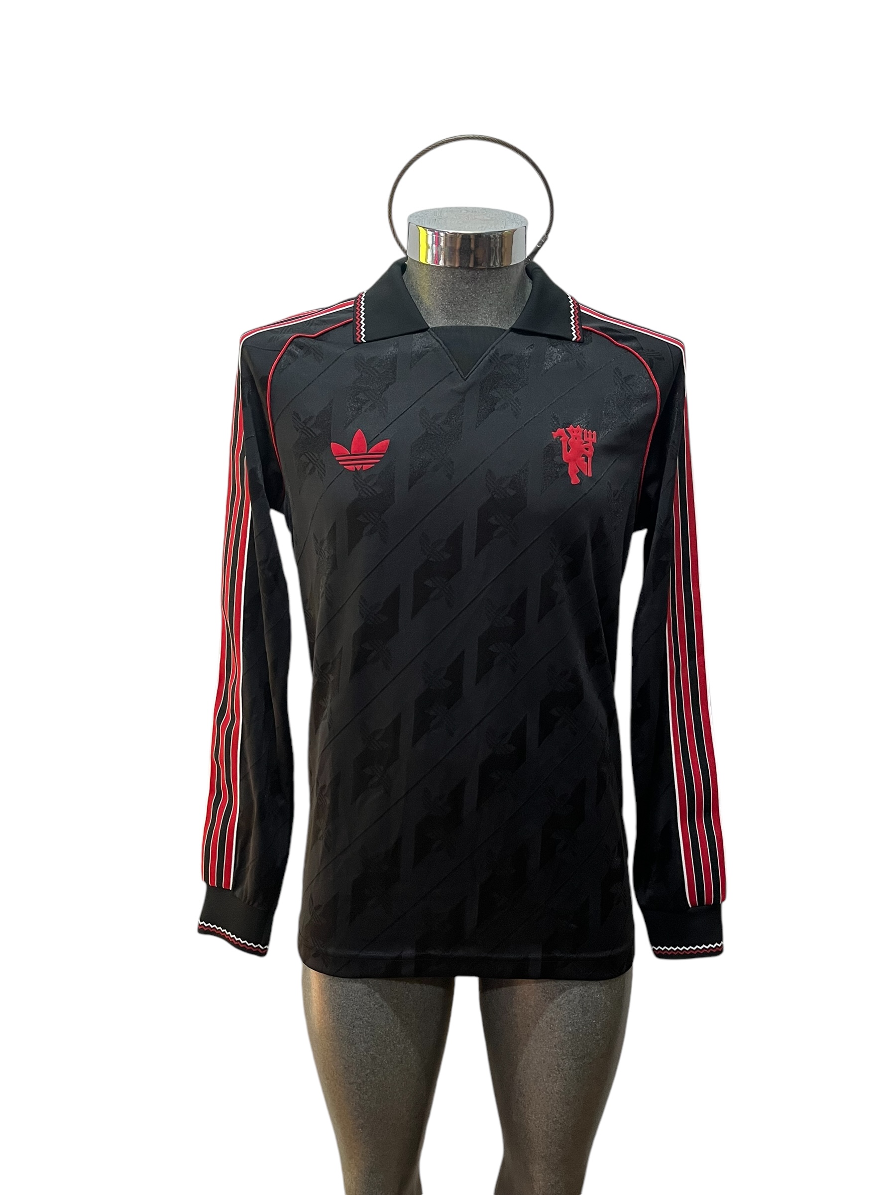 Jersey original Adidas Manchester United Lifestyler manga larga IS6522