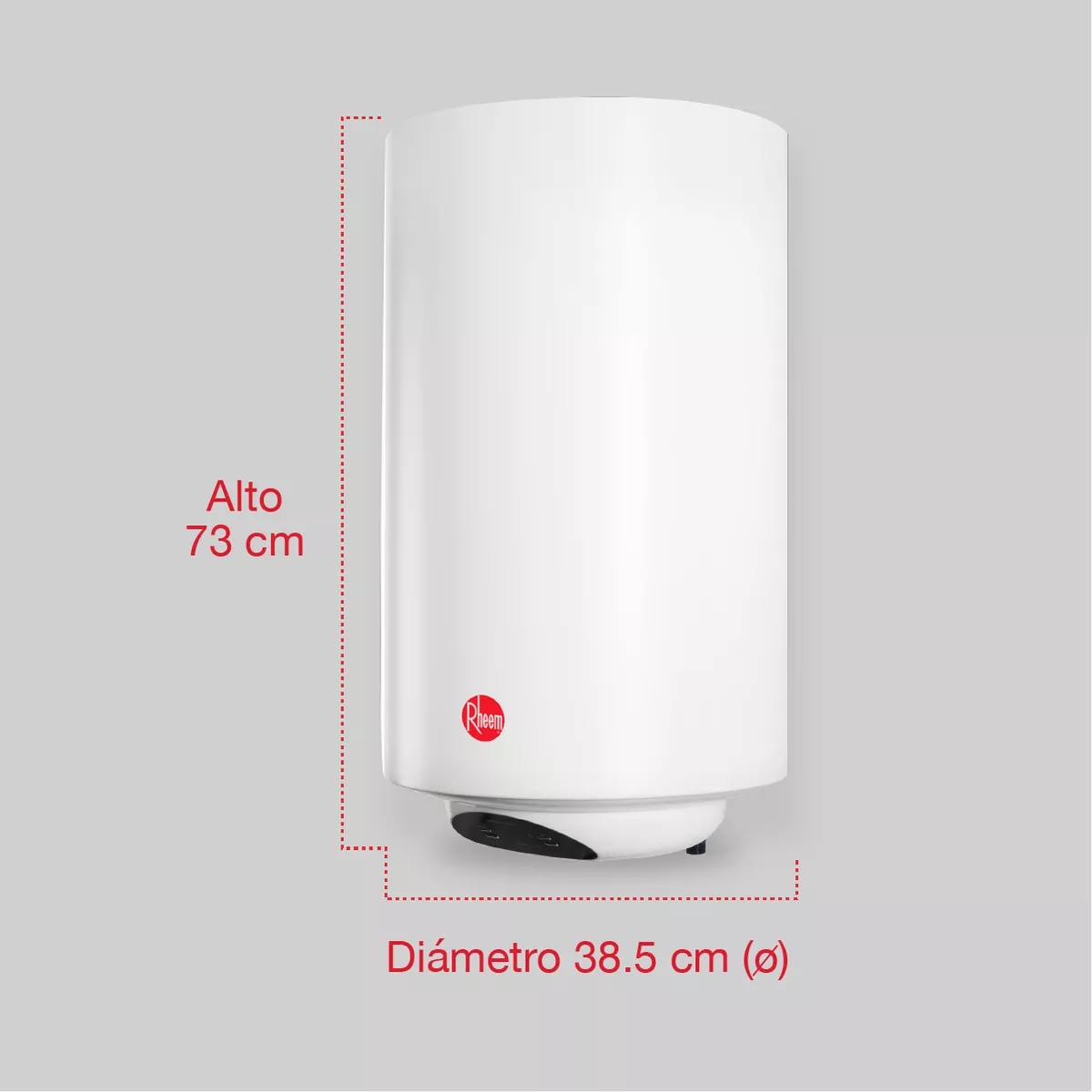 Calentador Depósito Eléctrico Mural RHEEM RME35V1 35 Litros Blanco ENDY