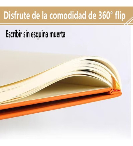 Bloc De Notas A5 Para Encuadernación, 3 Piezas NEGRO/AZUL/NARANJA