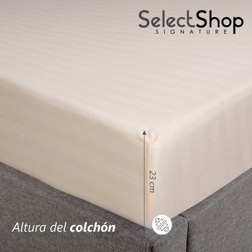 Juego De Sabanas Matrimonial Egipcian Premium 2,800 Hilos CREMA