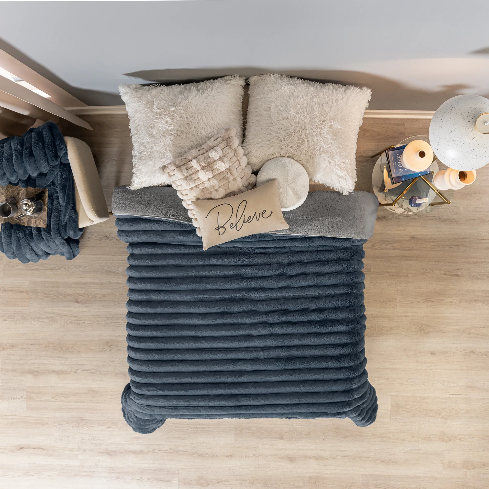 Cobertor Vianney Everest Denim Matrominial
