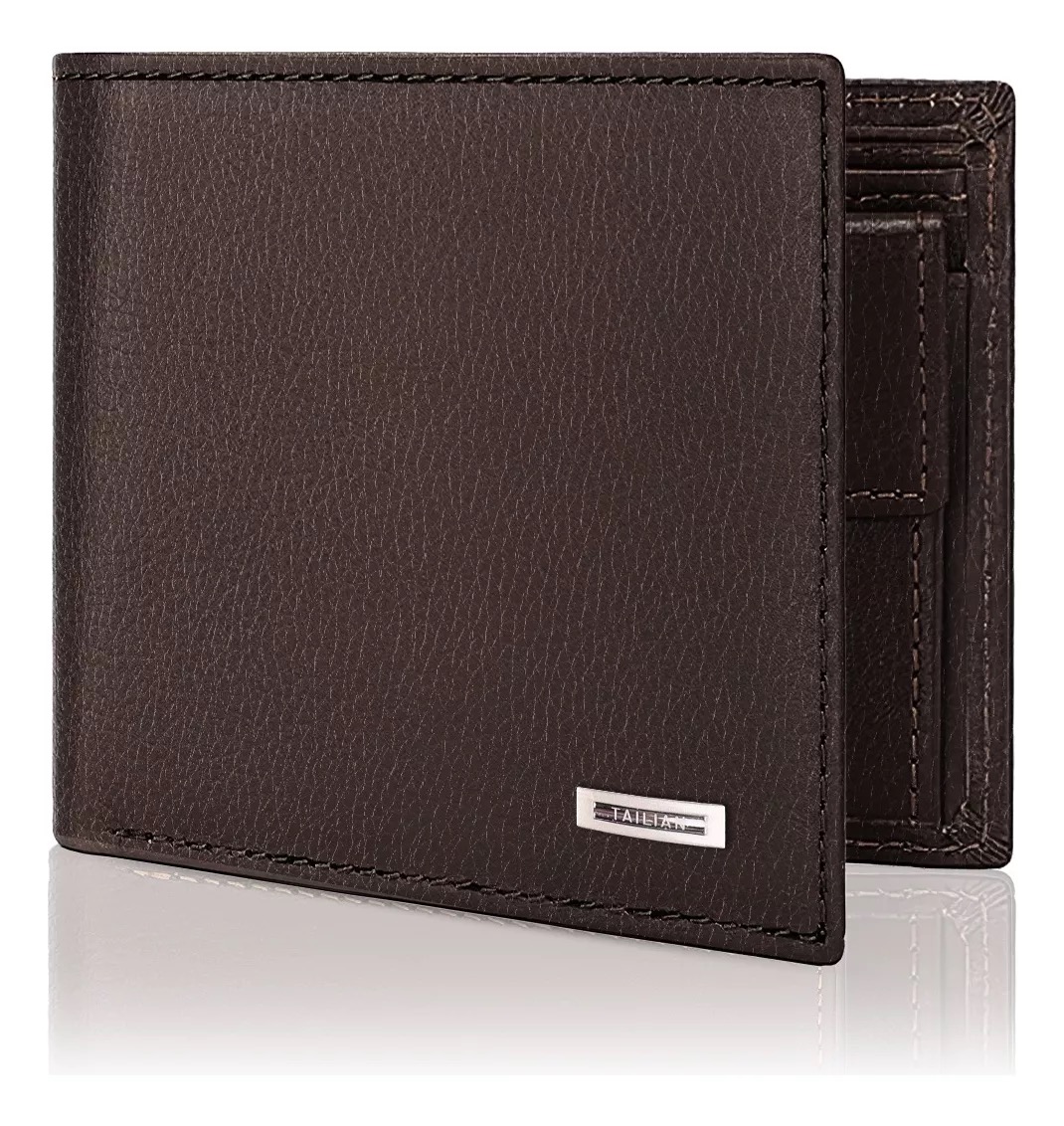 Cartera Caballero Piel Wallet Carteras Para Hombre Billetera