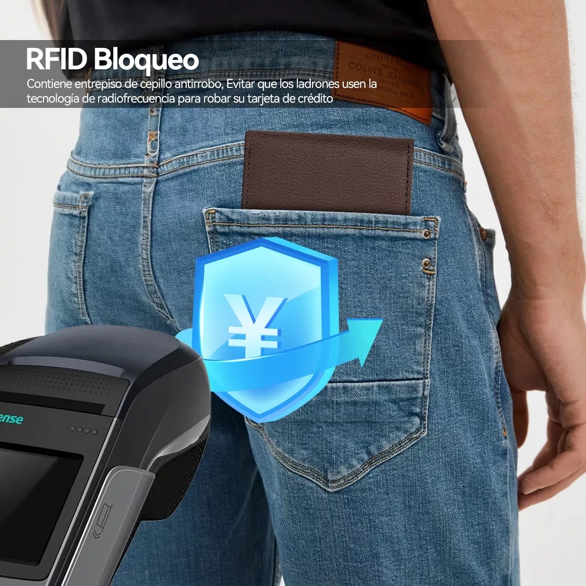 Cartera Caballero Piel Wallet Carteras Para Hombre Billetera