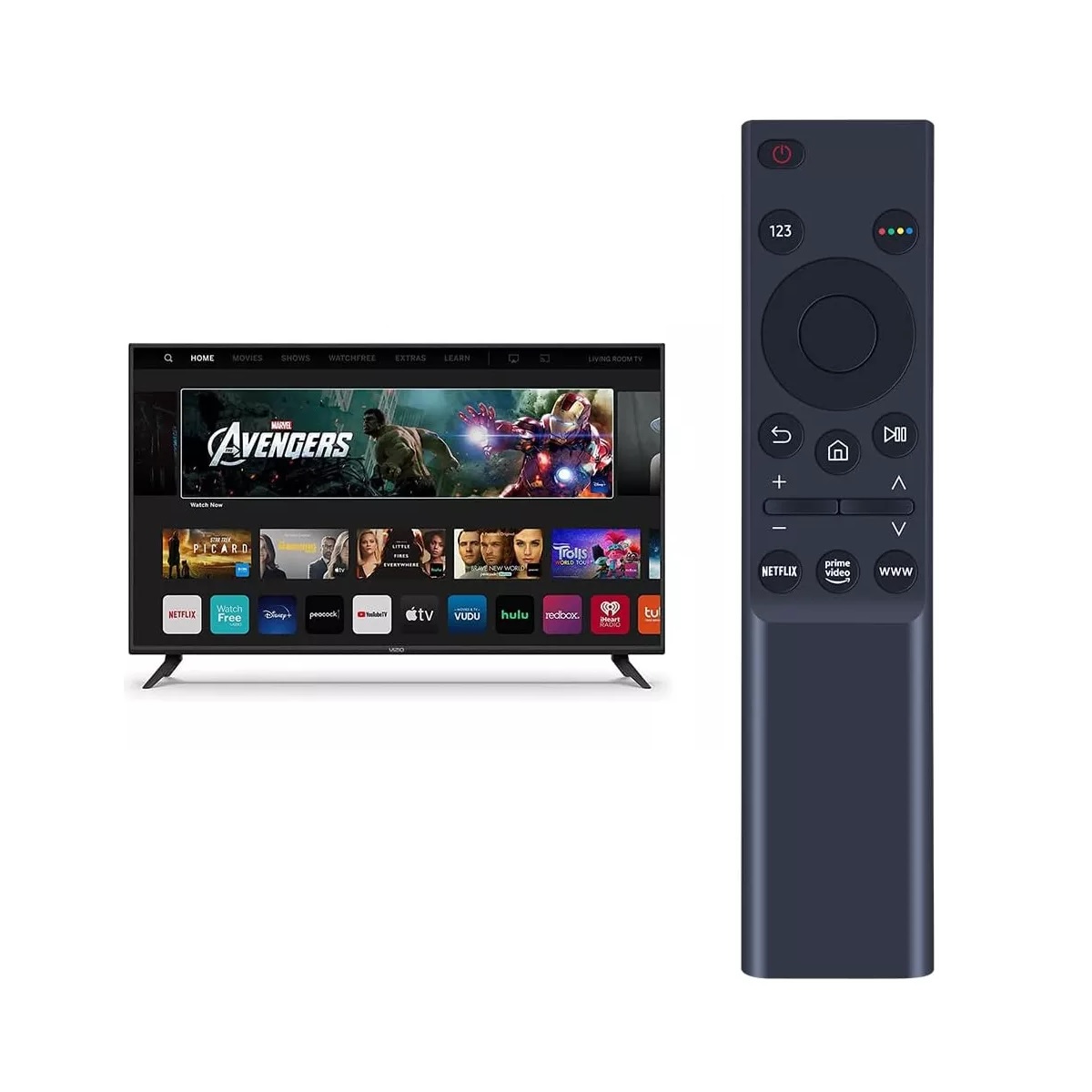 Control Para Samsung Smart Tv 4k Curve Con Voz Bn59 + Funda