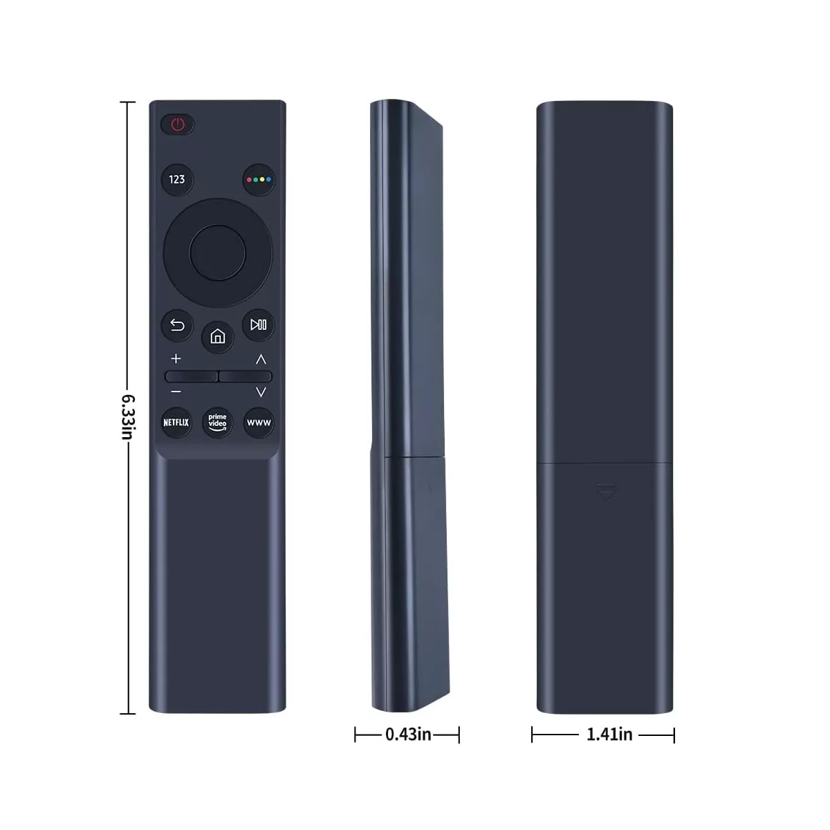 Control Para Samsung Smart Tv 4k Curve Con Voz Bn59 + Funda