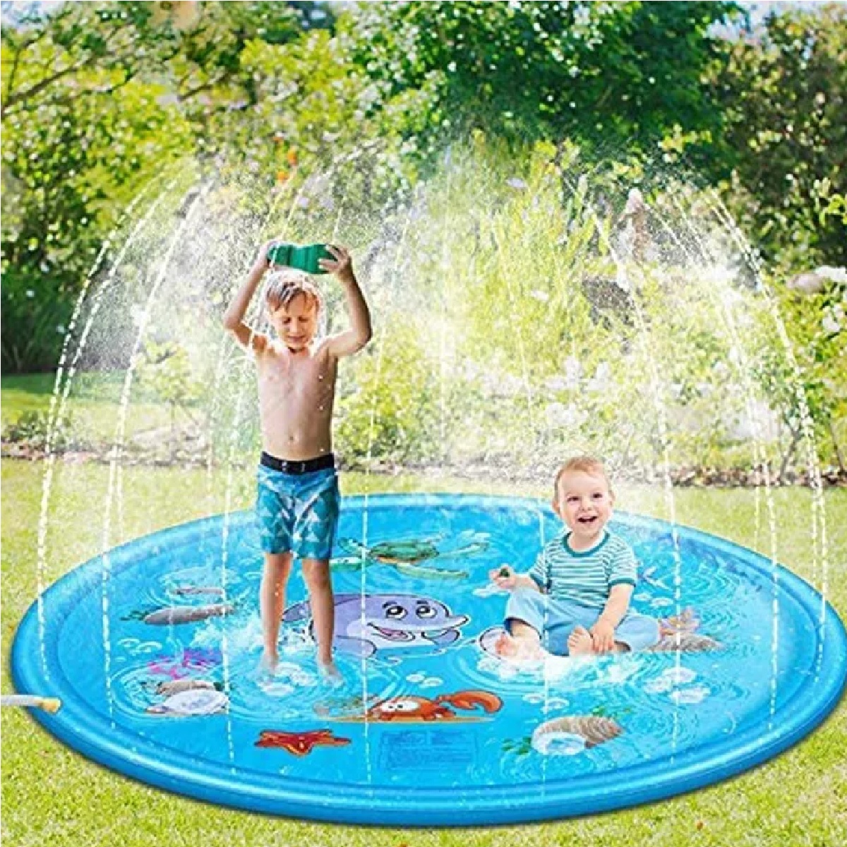 Alberca Tapete Acuático Chapoteadero Niños/bebes 170 Cms