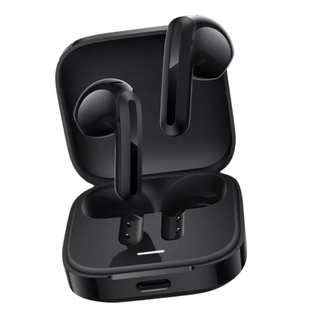 Combo de Audífonos Xiaomi Redmi buds 6 active Negro+ Smartwatch Reloj Inteligente Llamada 1.85'' Filwans Gts Mini Negro.