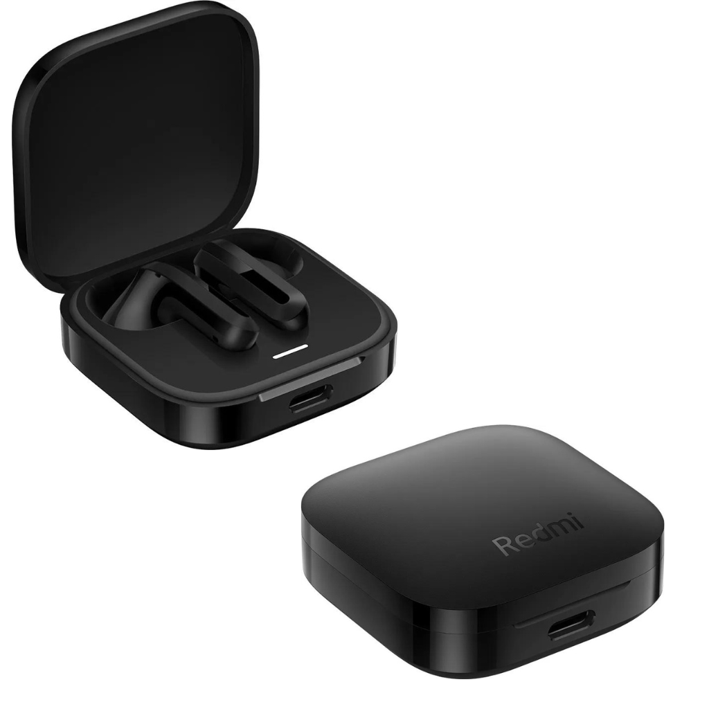Combo de Audífonos Xiaomi Redmi buds 6 active Negro+ Smartwatch Reloj Inteligente Llamada 1.85'' Filwans Gts Mini Negro.