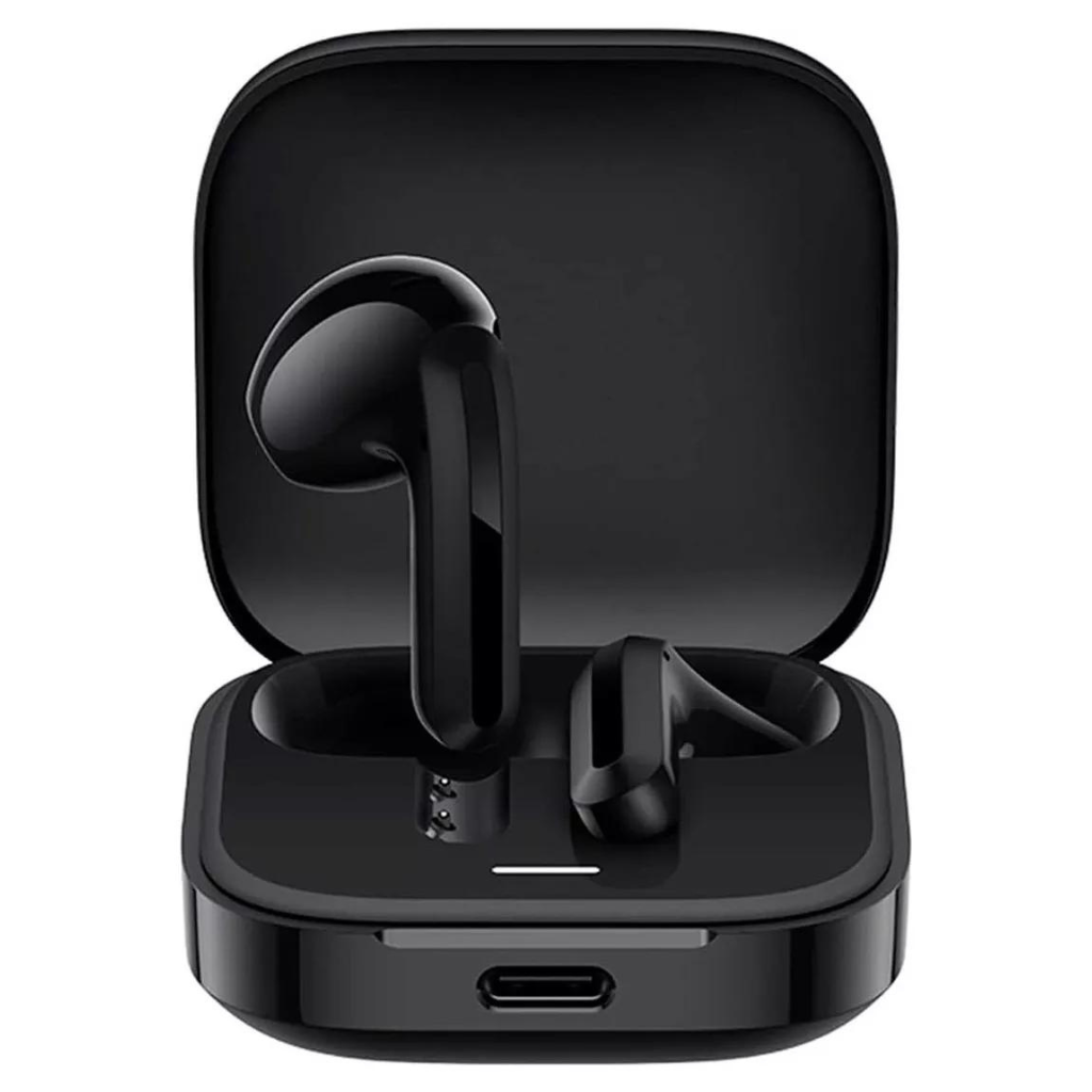 Combo de Audífonos Xiaomi Redmi buds 6 active Negro+ Smartwatch Reloj Inteligente Llamada 1.85'' Filwans Gts Mini Negro.