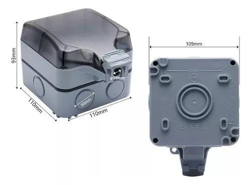 15a Enchufe Impermeable Para Exteriores,enchufe De Pared