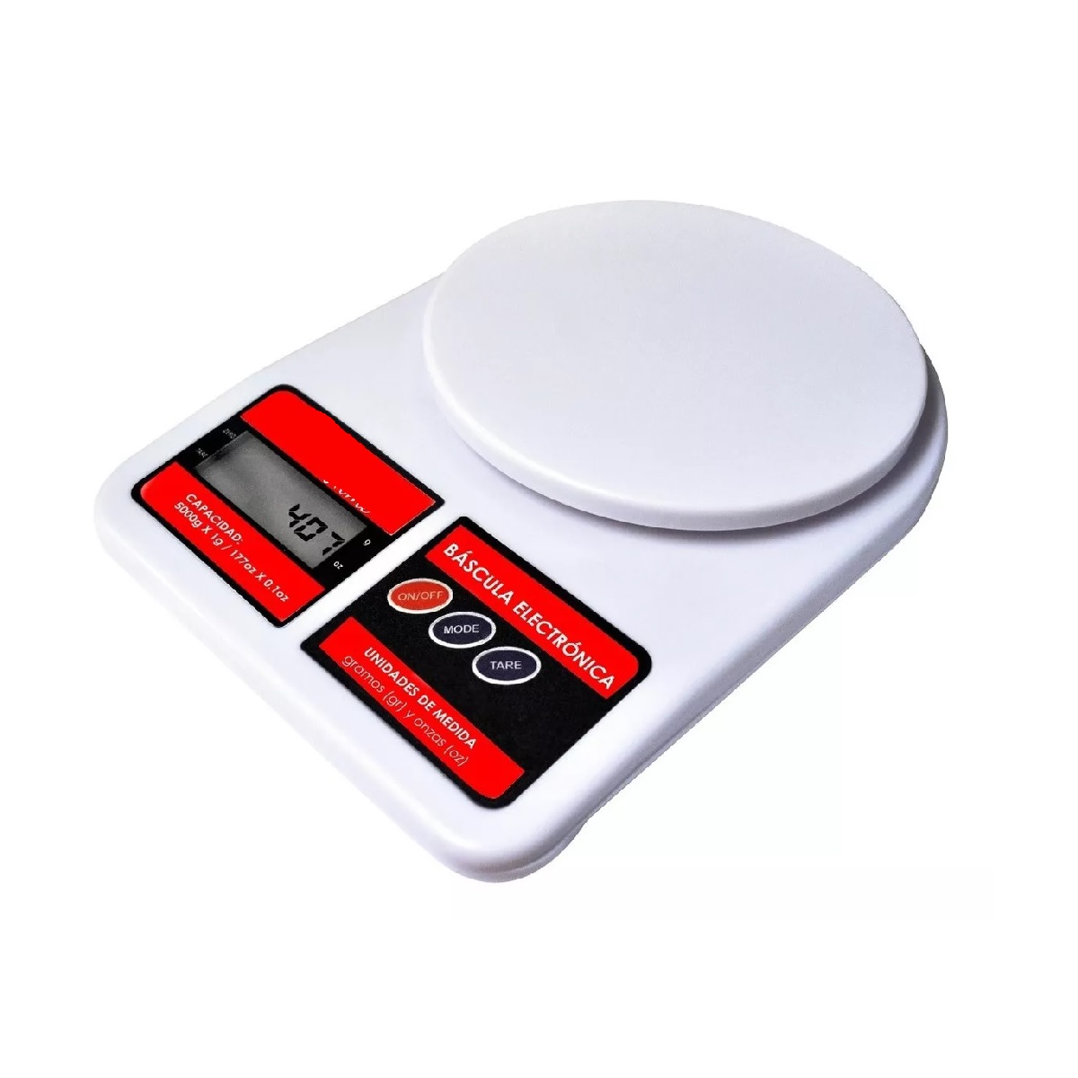 Báscula Digital Para Cocina 1 Grs A 5 Kg