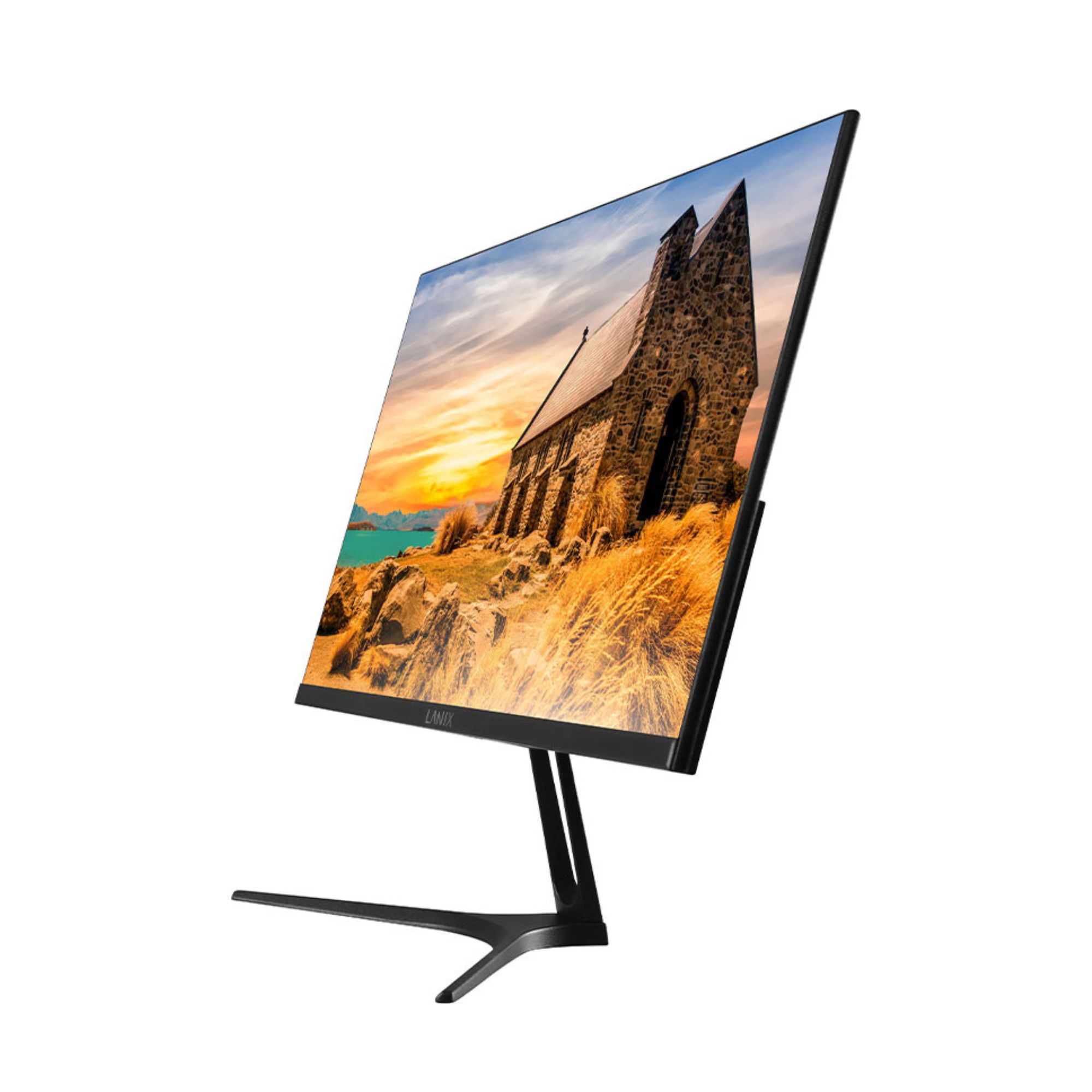 Monitor LED Lanix LX215 de 21.5'', Full HD, VGA/HDMI, 75 Hz, con Bocinas Integradas, Negro