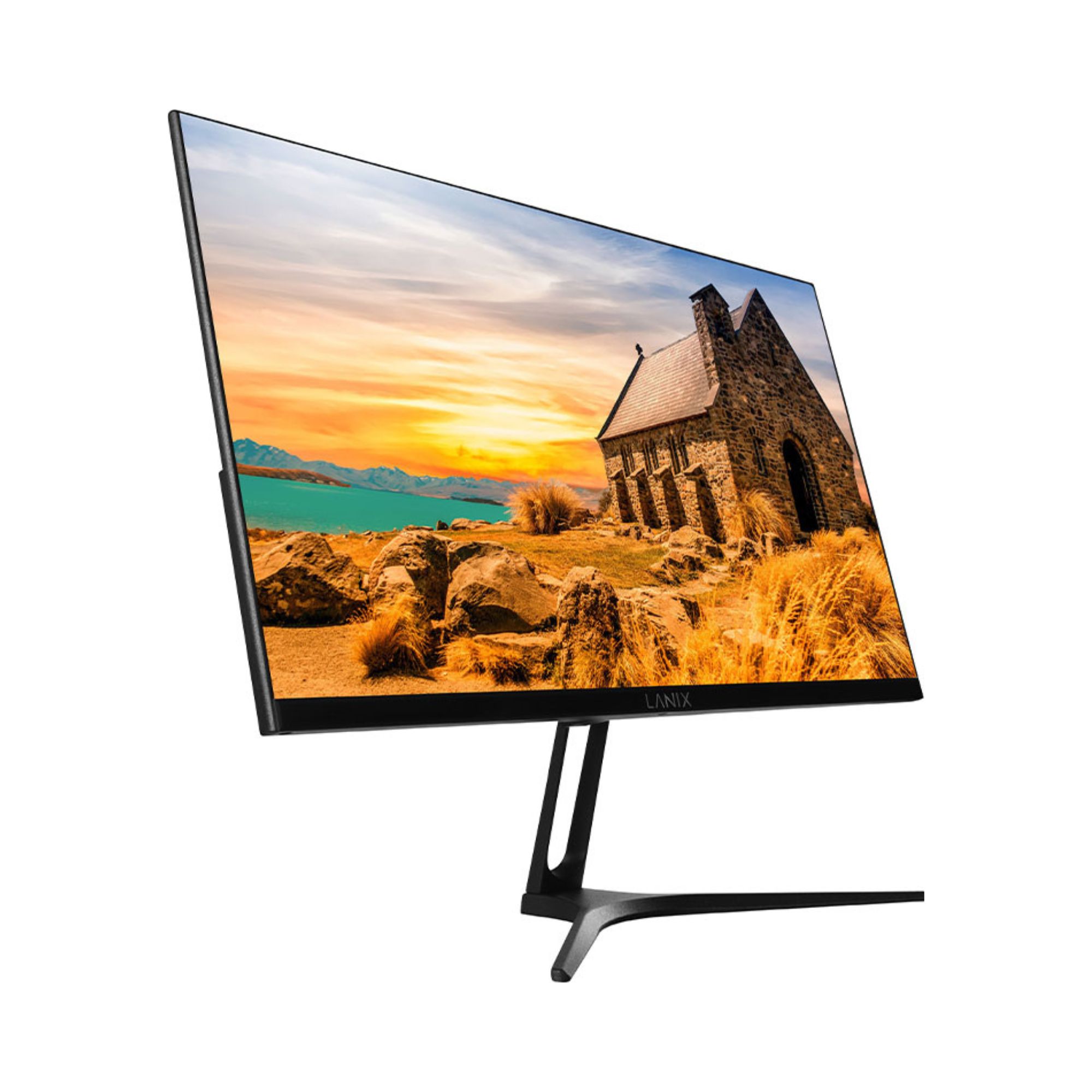 Monitor LED Lanix LX215 de 21.5'', Full HD, VGA/HDMI, 75 Hz, con Bocinas Integradas, Negro