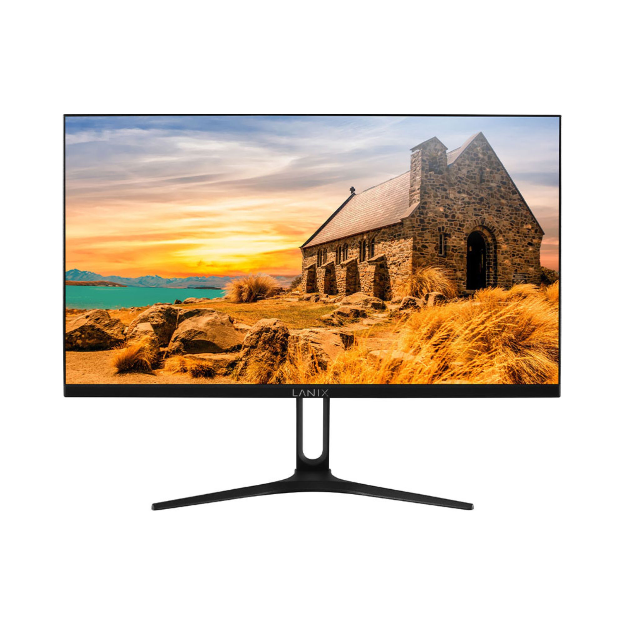 Monitor LED Lanix LX215 de 21.5'', Full HD, VGA/HDMI, 75 Hz, con Bocinas Integradas, Negro