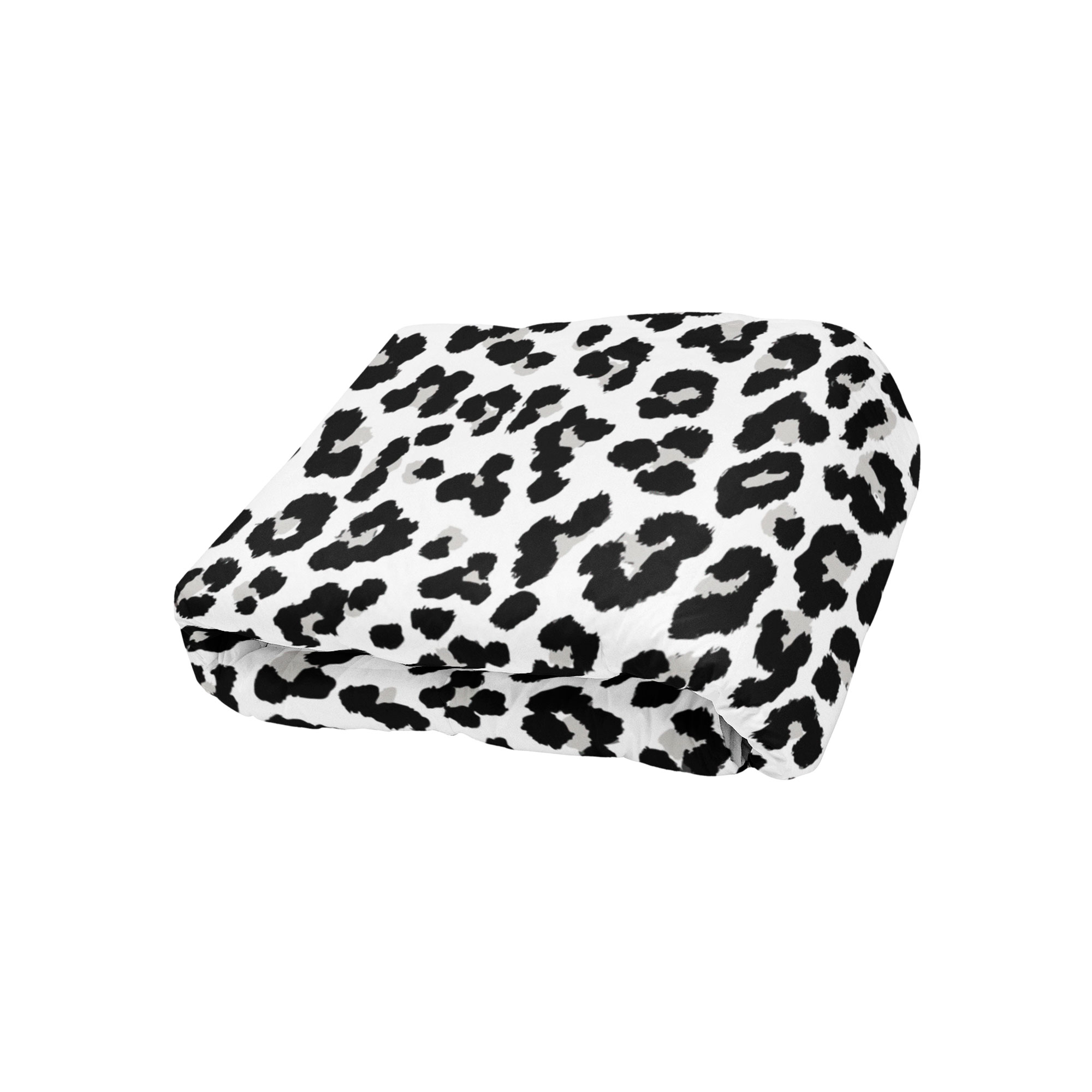 Cobija Manta Frazada Animal Print De Leopardo Blanco Suave Y Ligera De Alta Calidad.