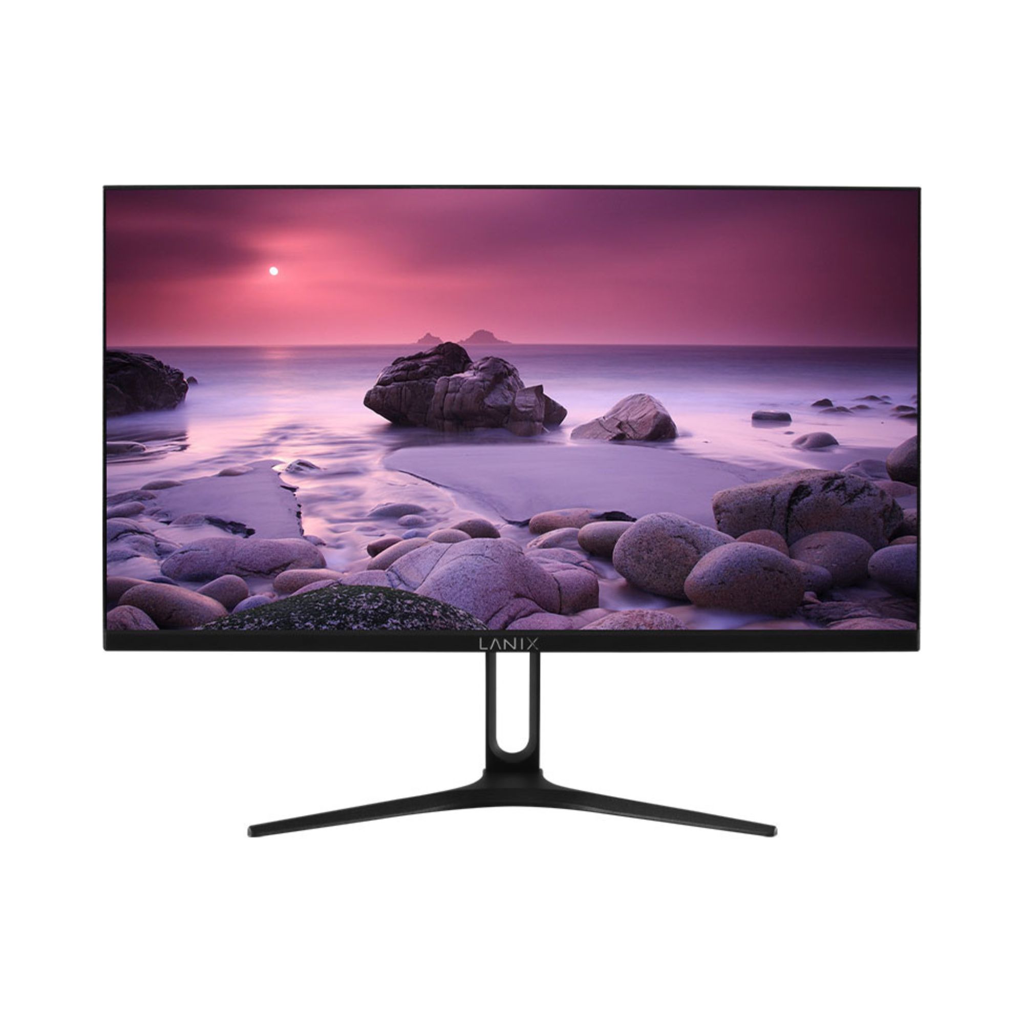 Monitor LCD Lanix LX240 de 23.8'', Full HD, VGA/HDMI, 75 Hz, con Bocinas Integradas, Negro