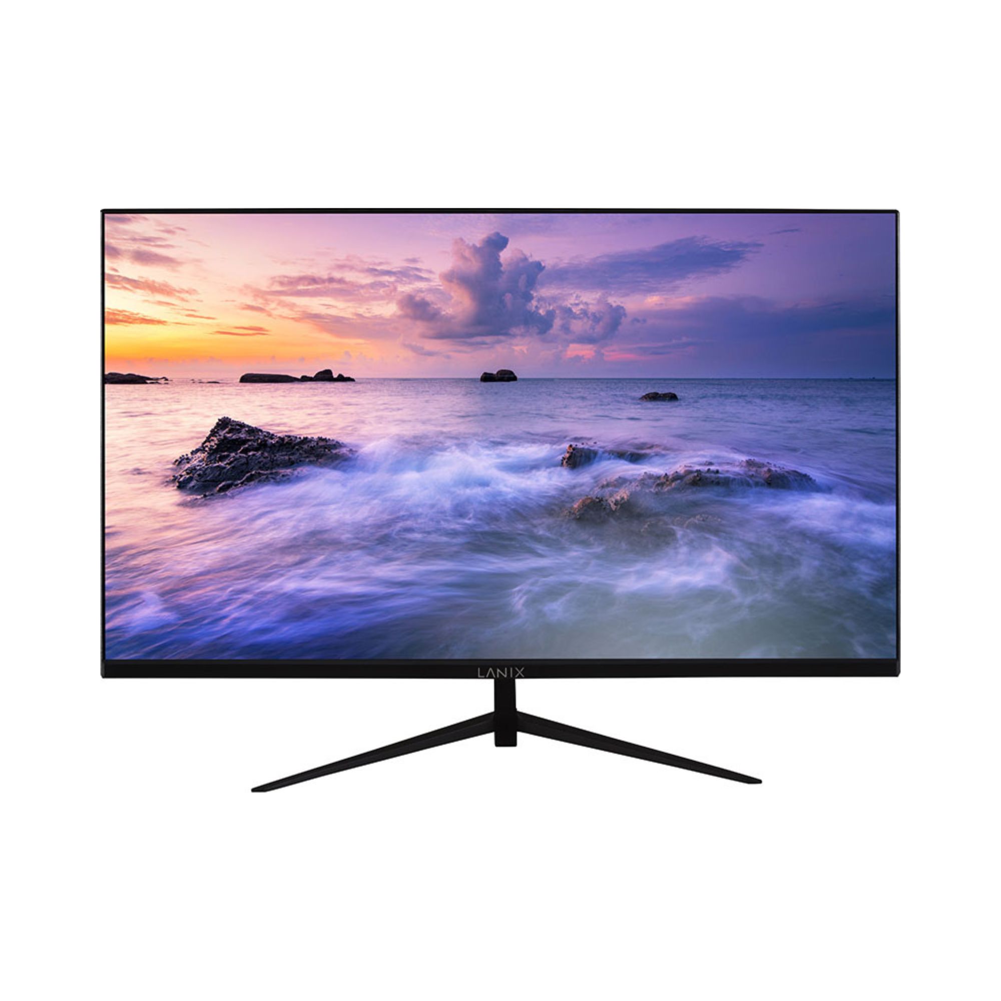 Monitor LED Lanix LX270 de 27'', Full HD, VGA/HDMI, 75 Hz, con Bocinas Integradas, Negro