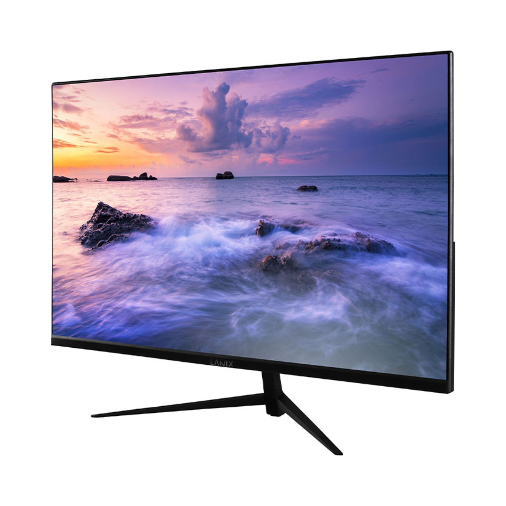 Monitor LED Lanix LX270 de 27'', Full HD, VGA/HDMI, 75 Hz, con Bocinas Integradas, Negro