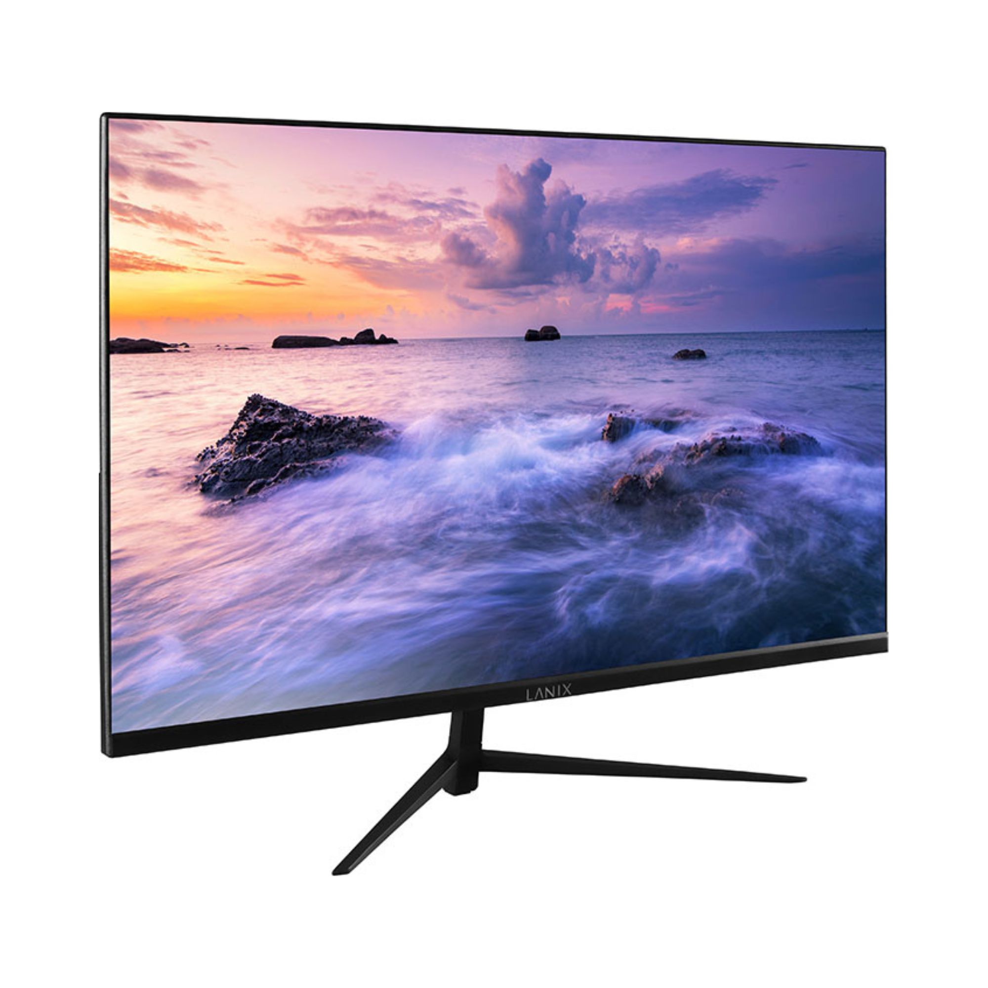 Monitor LED Lanix LX270 de 27'', Full HD, VGA/HDMI, 75 Hz, con Bocinas Integradas, Negro