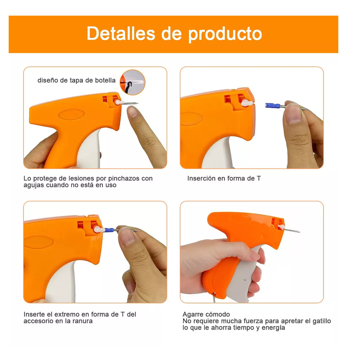Pistolas Etiquetadoras De Ropa+10000 Plastiflechas+5 Agujas