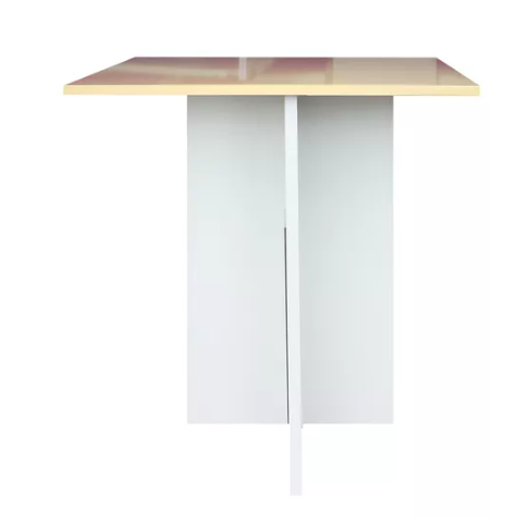 Mesa De Centro Mdf Melamico Resistente Vainilla Pastel