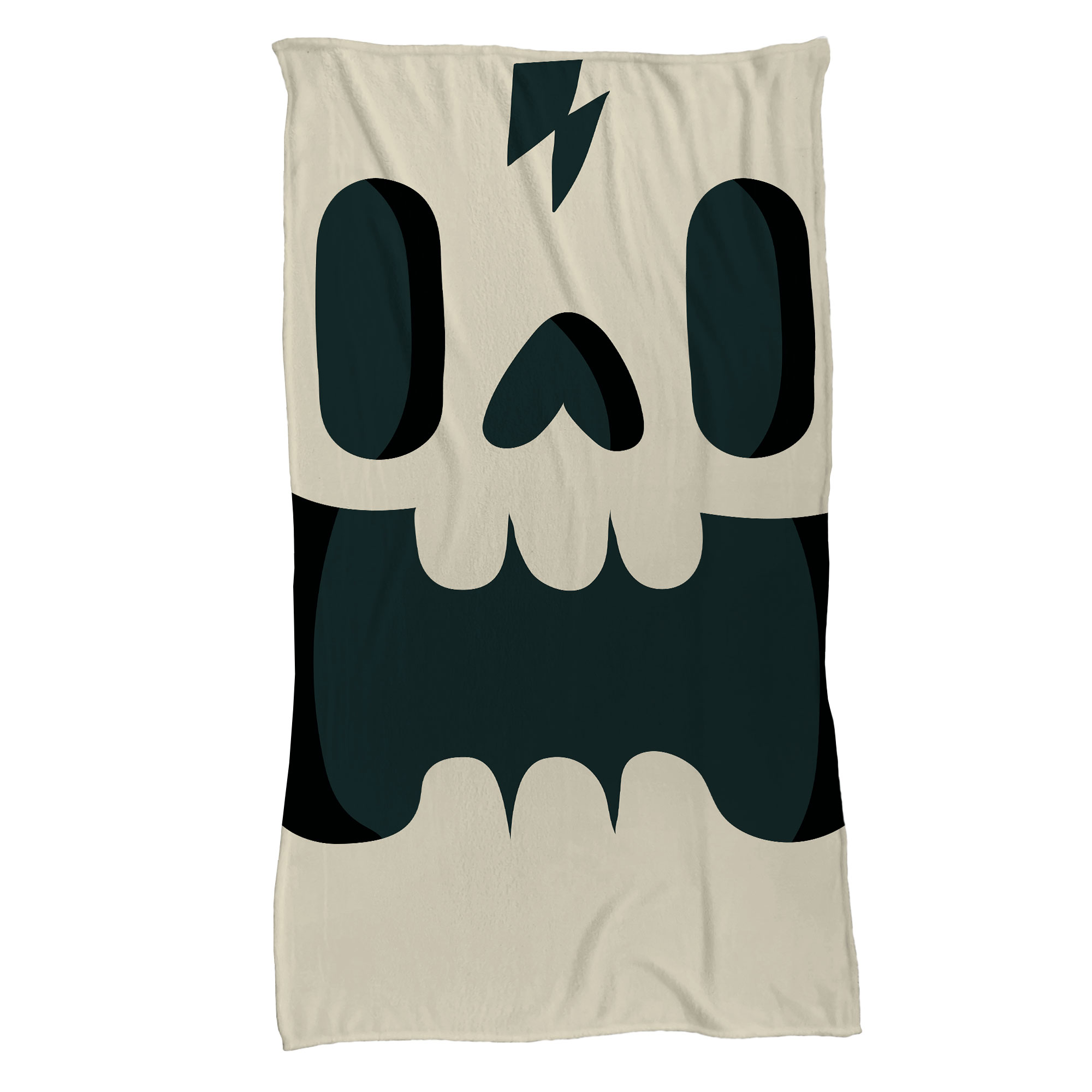 Cobija Manta Frazada Diseño de Calavera Huesos Ultra Suave y Ligera de Alta Calidad