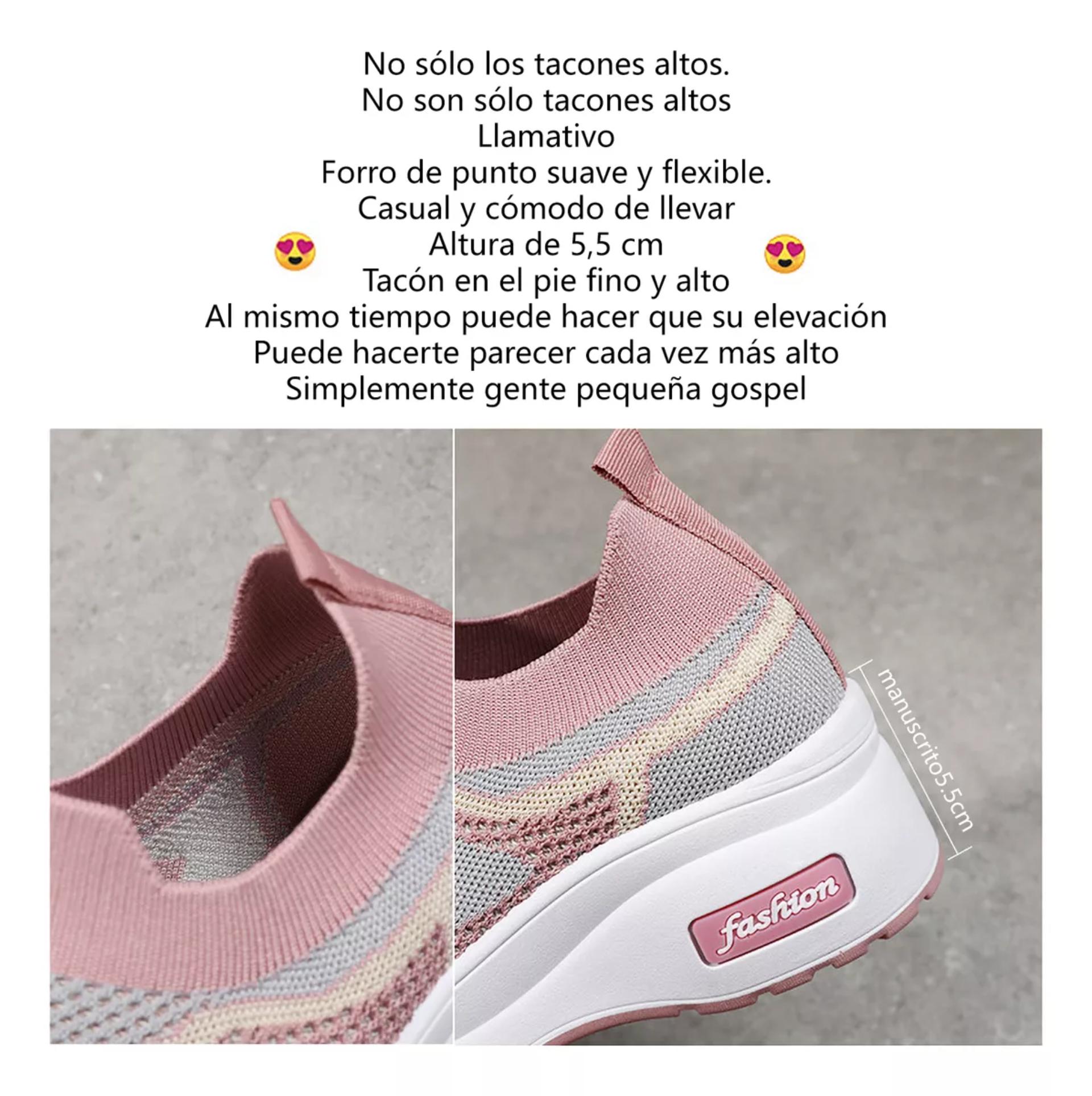 Zapatos Ortopedicos Mujer Con Plataforma Tenis Casuales Dama talla 4.5