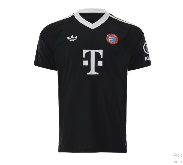 Nuevo! Jersey Bayern Munich Munchen 2024/2025 Portero Arquero Negro Parche Bundesliga Talla XL