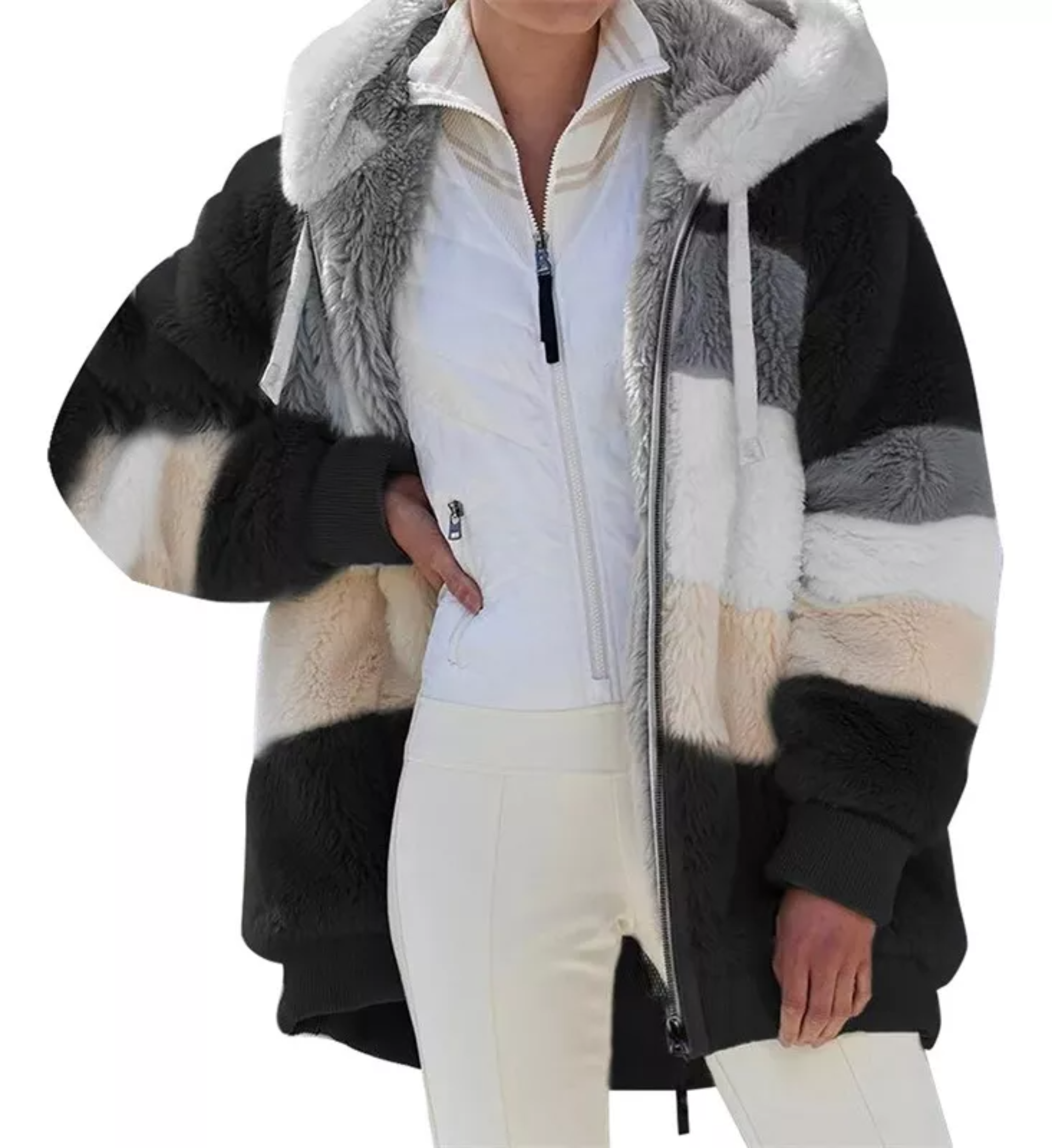 chamarra-de-mujer-otono-invierno-felpa-mantener-caliente