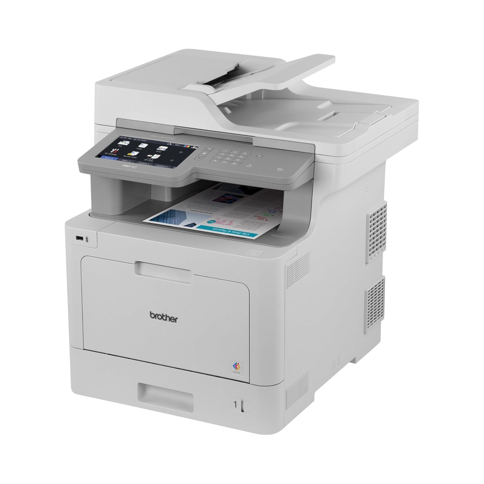 Impresora Multifuncional Brother MFCL9570CDW, Láser Color, Cama Oficio, USB, Ethernet, Wi-Fi, Dúplex, 33 ppm Negro, 33 ppm Color