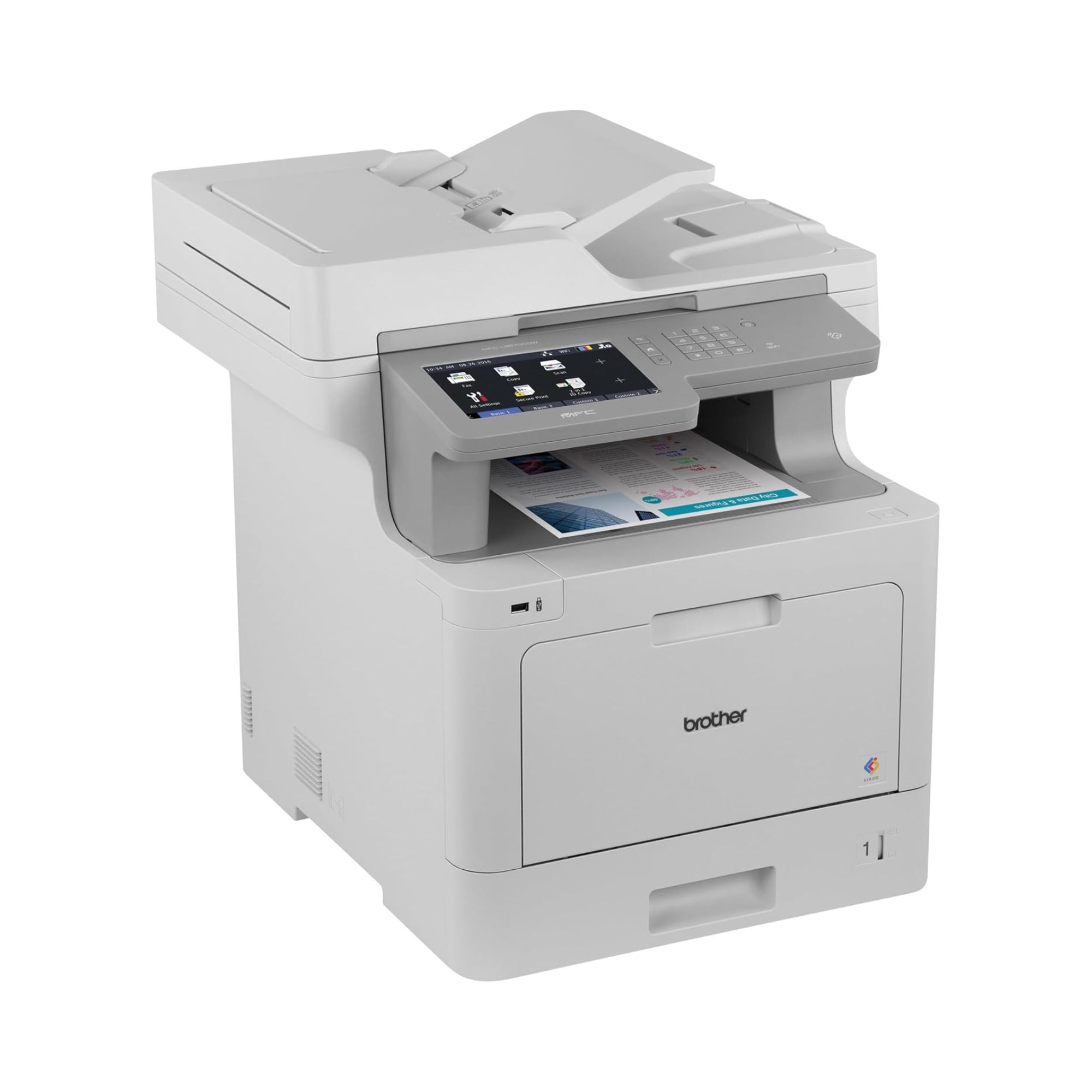 Impresora Multifuncional Brother MFCL9570CDW, Láser Color, Cama Oficio, USB, Ethernet, Wi-Fi, Dúplex, 33 ppm Negro, 33 ppm Color