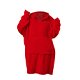Sudadera Gigante con Capucha Adulto Unitalla  Rojo