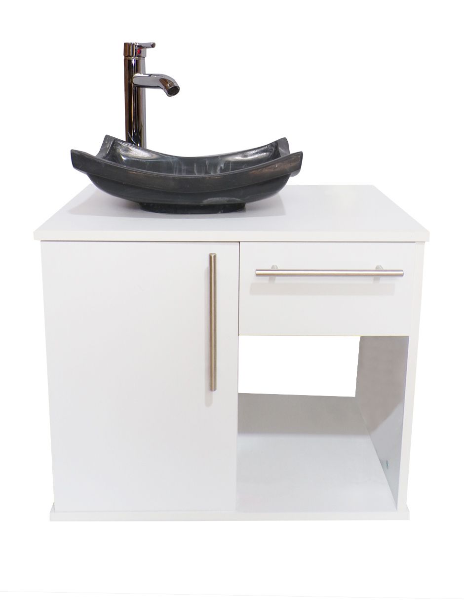 Gabinete Para Baño Con Lavabo AGATHA Con Lampara Y Espejo