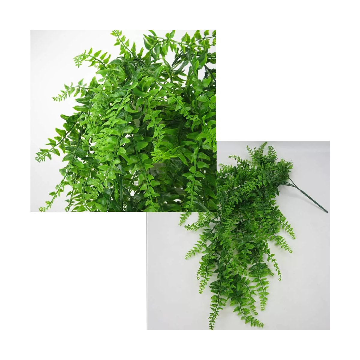 Set 10pzs Helechos Planta Artificial Colgante Boda Fiesta Pared