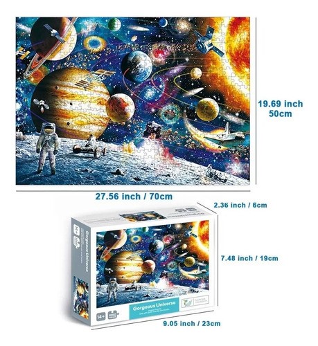 Rompecabezas 1000 Piezas Puzzle Juegos 70x50cm universo