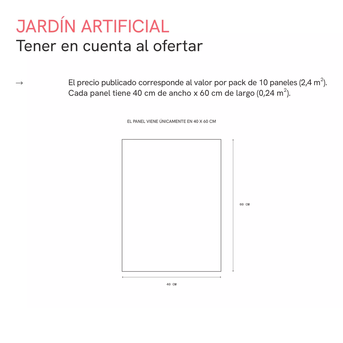 Kit 10 Pzas Planta Artificial Jardin Vertical Follajes 40x60 Verde Oscuro