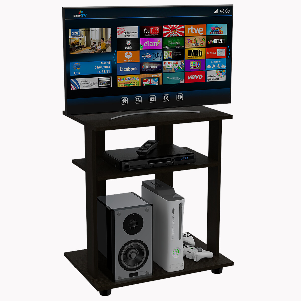 Mesa armable para TV de 32 pulgadas modelo Super Eco