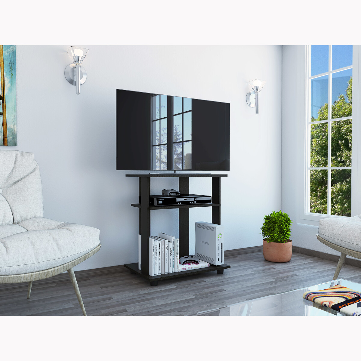 Mesa armable para TV de 32 pulgadas modelo Super Eco