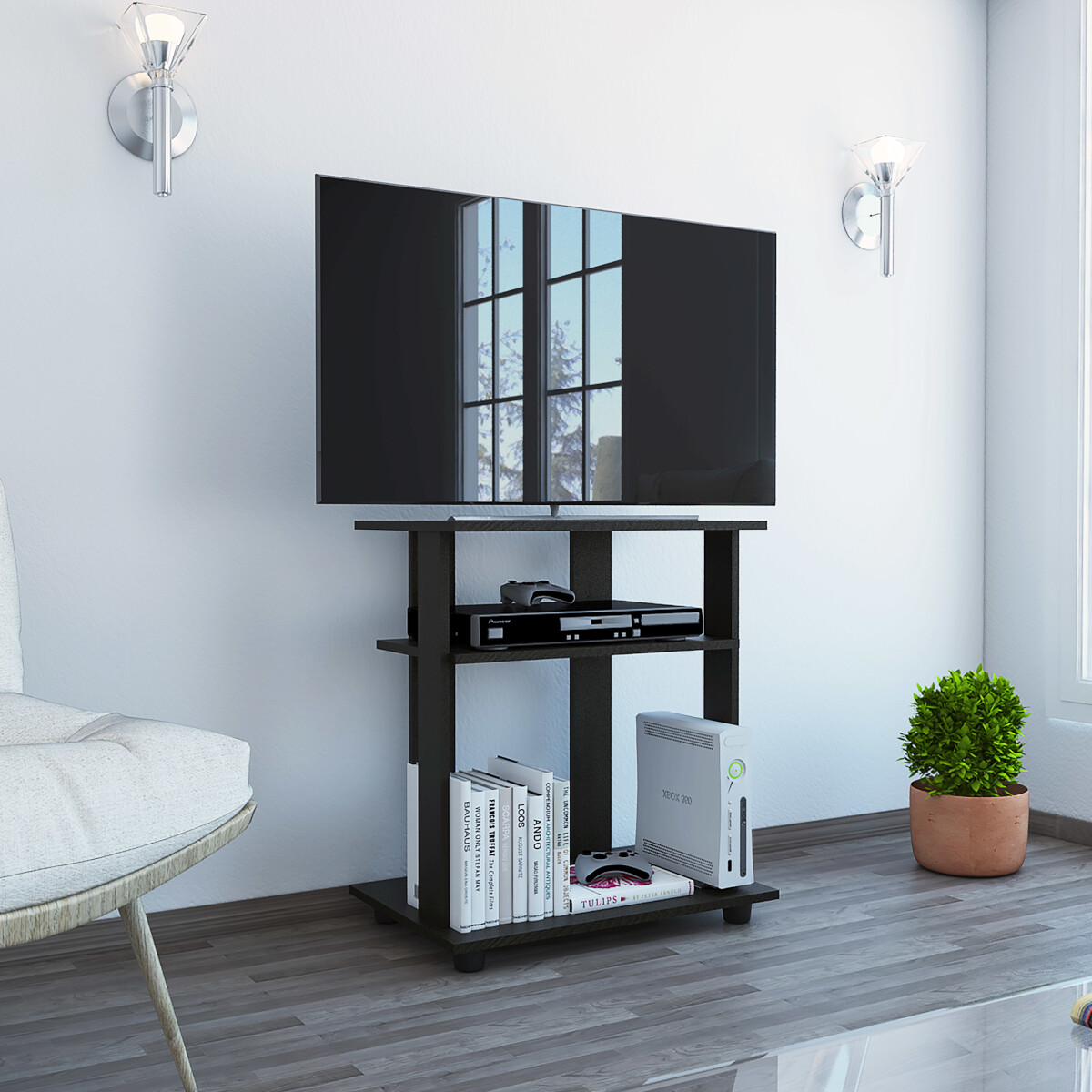 Mesa armable para TV de 32 pulgadas modelo Super Eco