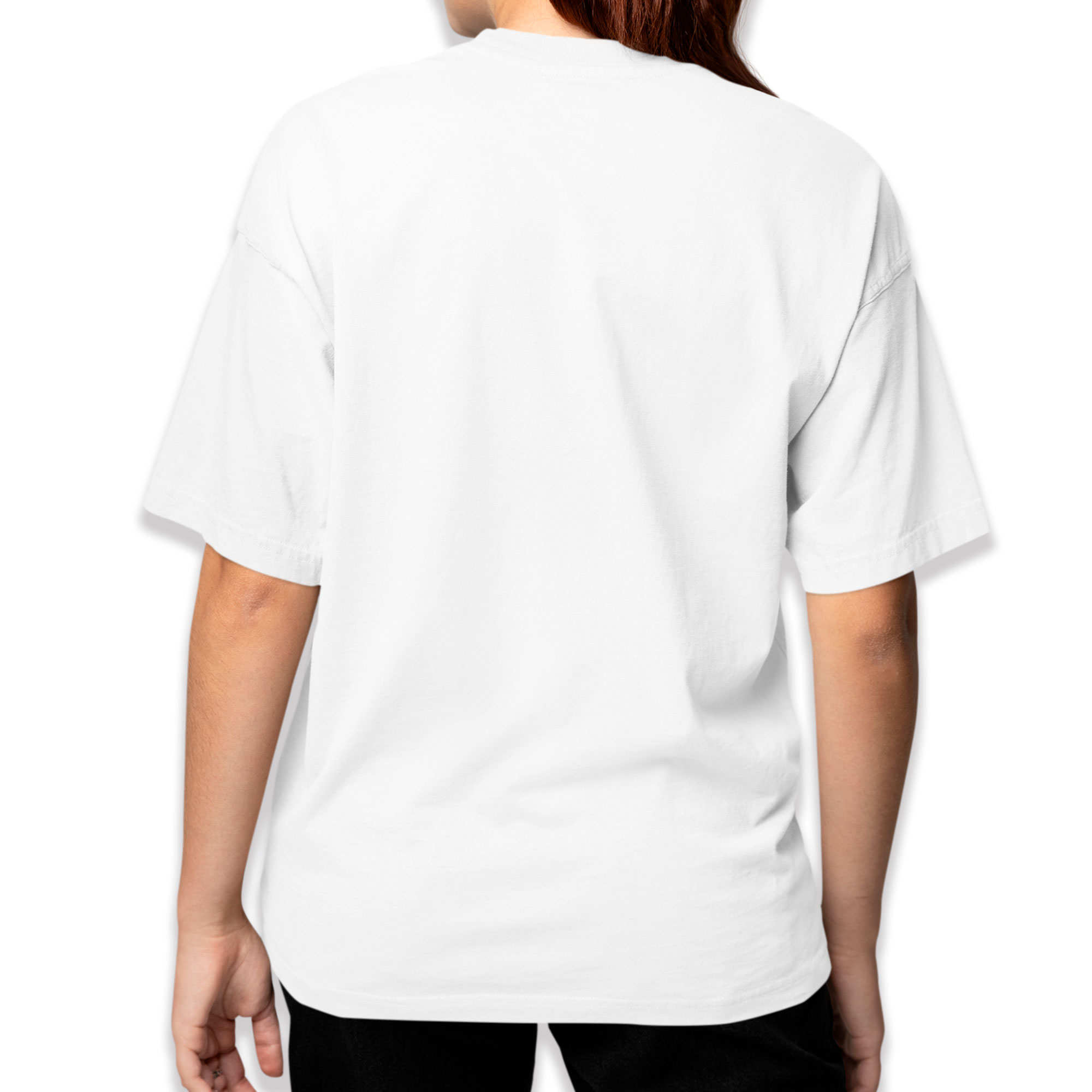 Playera Oversize de Manga Corta Unisex con Diseño de Fockin Pagan  Blanca Cómoda y de Alta Calidad