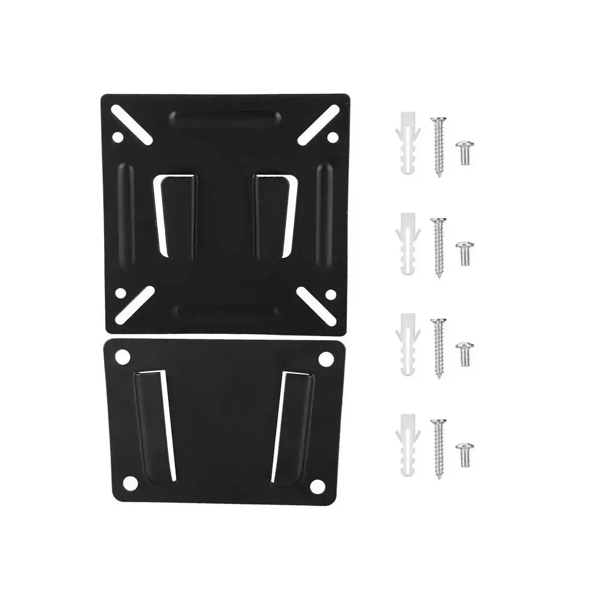 Soporte de pared para TV pantallas monitores LCD de 14-32 pulgadas negro fijo soporte sólido pc