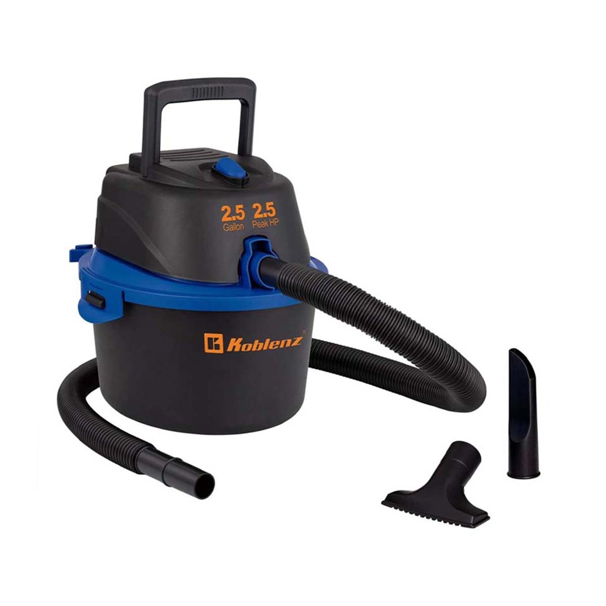 ASPIRADORA SECO MOJADO 2.5 GAL MULTIUSOS NEGRA KOBLENZ WD-2.5 MA