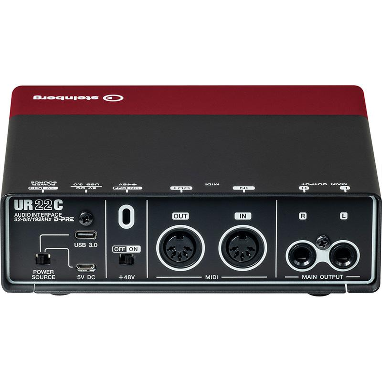 Steinberg Ur22c 2 X 2 Usb 3.0 Interfaz De Audio Color Rojo