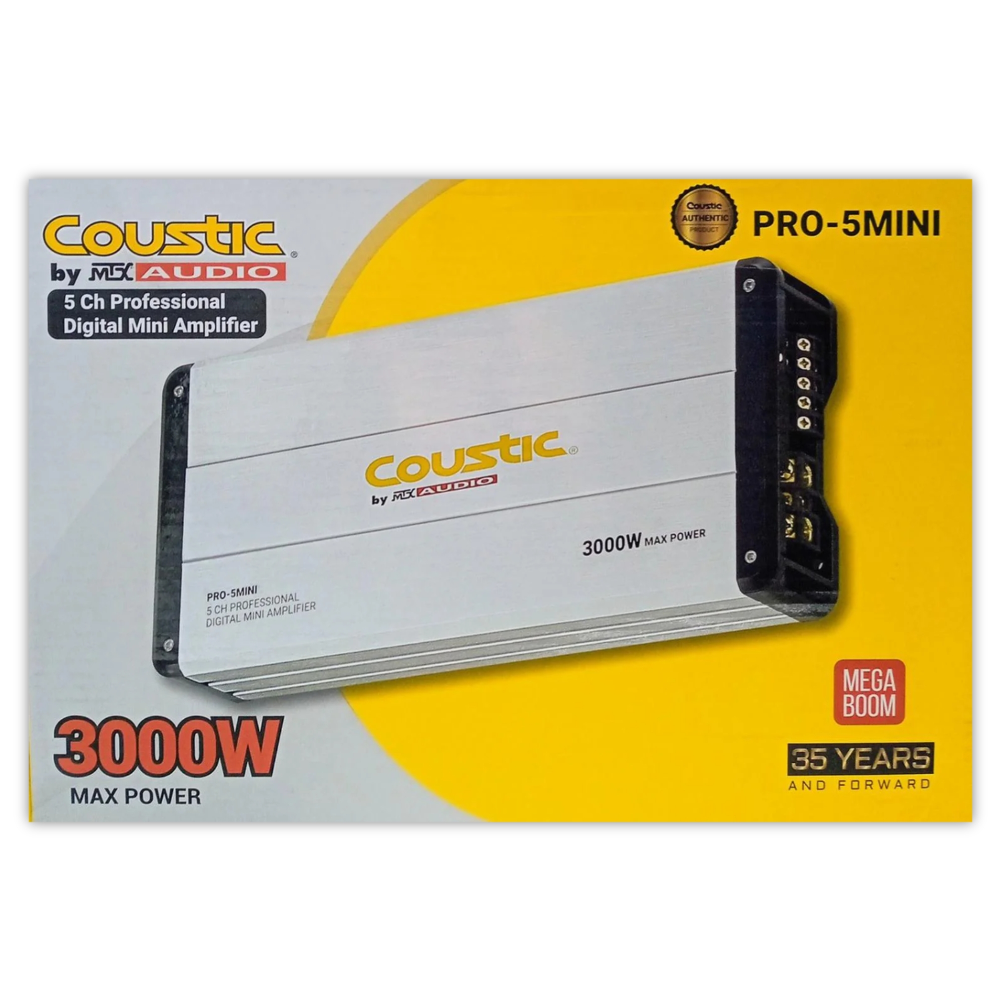 Mini Amplificador Digital 5 Canales Coustic PRO-5MINI 3000 W