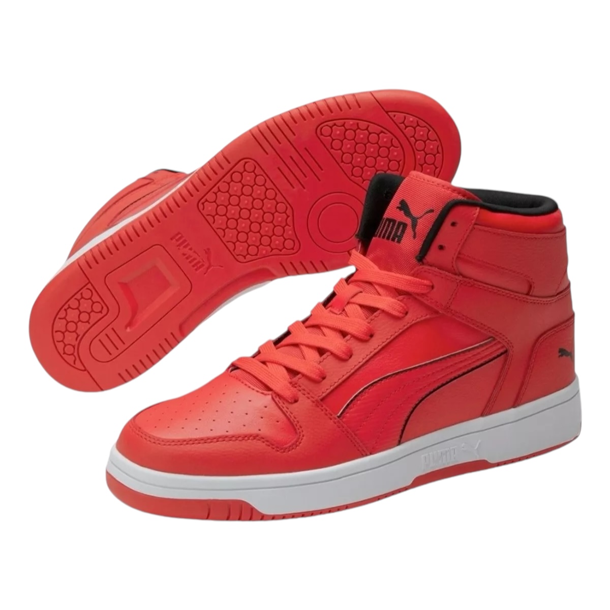 Tenis Puma Rebound Layup Lux Color Rojo 100% Original