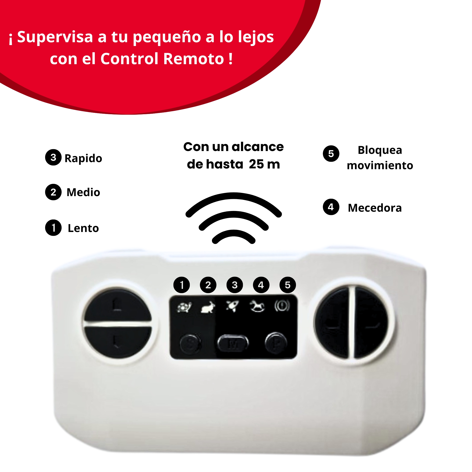 Montable Electrico para Niños Cooper con Control Remoto Luz Led 12v - Rosa