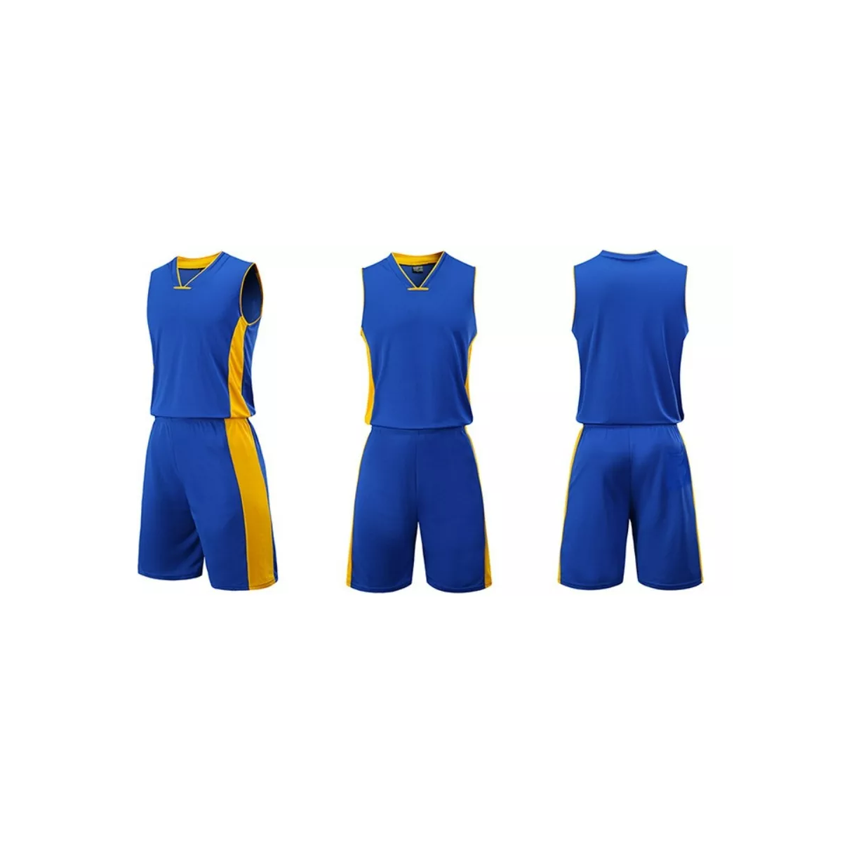 Set De Entrenamiento De Uniforme De Baloncesto 2ps Color Azul Talla S